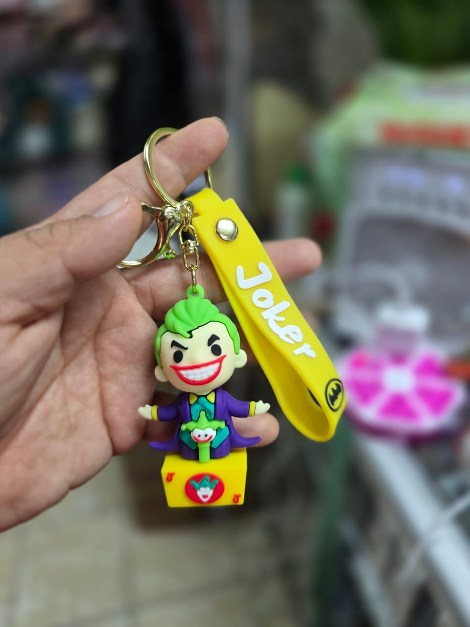 The Multiverse Keychain Variants - Batman , Joker, superman , suicide squad