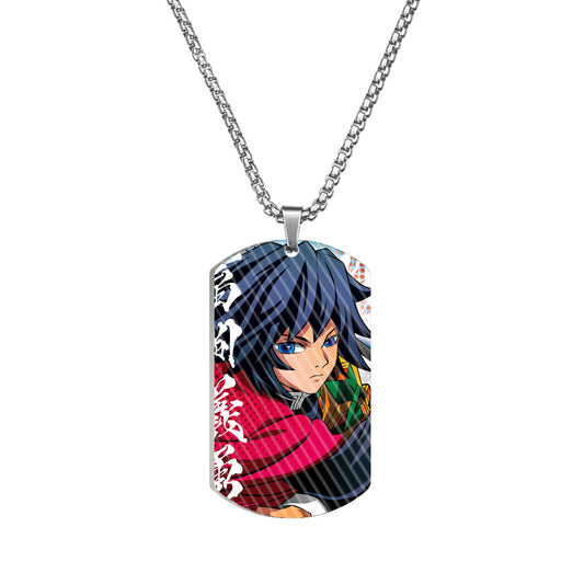 DEMON SLAYER "GIYU TOMIOKA" WATER HASHIRA PREMIUM PENDANT