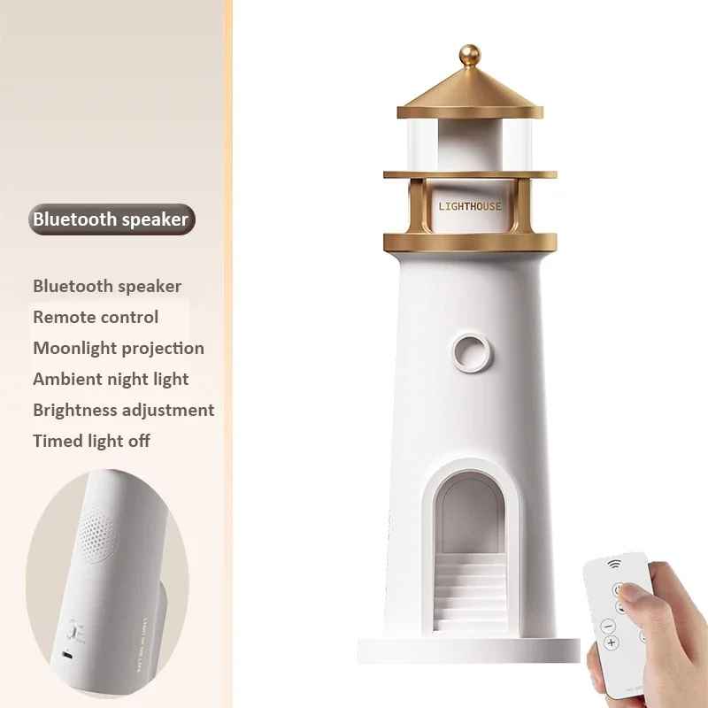 🌙 Moon Projector Lighthouse: Smart Lighting