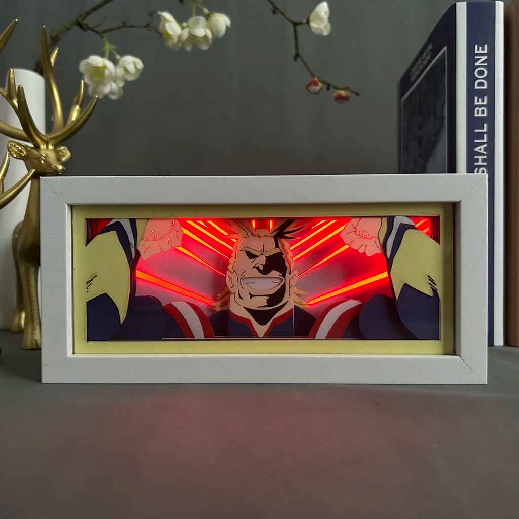 All Might "Symbol of Peace" Multi-Layered RGB Light Box