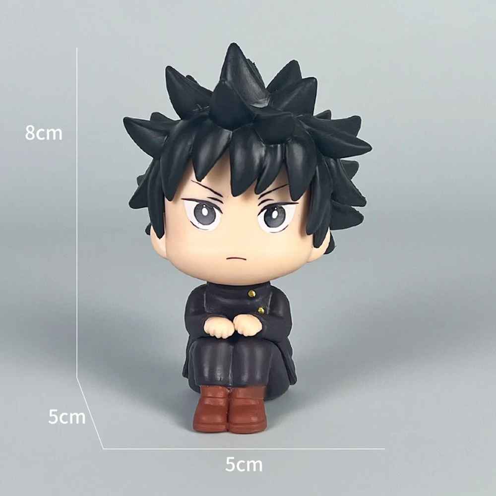 Jujutsu Kaisen 5-Piece Set – Collectible 9cm PVC Figures of Gojo, Yuji, Megumi and Nobara