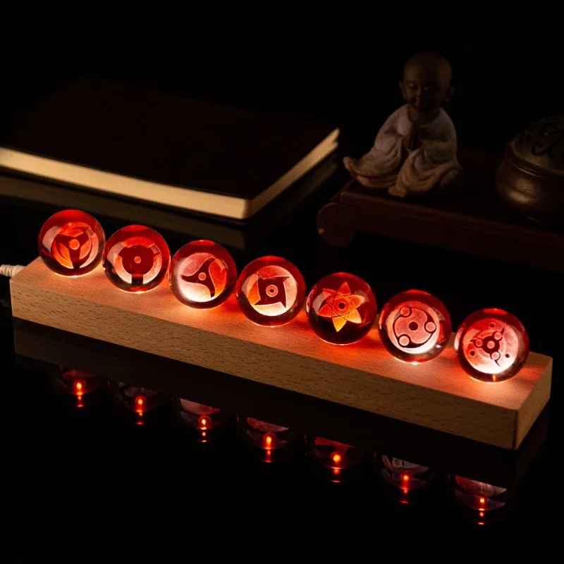 Sharingan & Rinnegan Crystal RGB Ball Collection