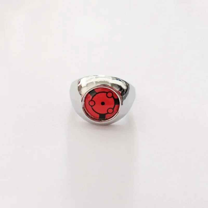 Naruto Akatsuki & Sharingan Ring Collection – Premium Metal Rings with Display Box