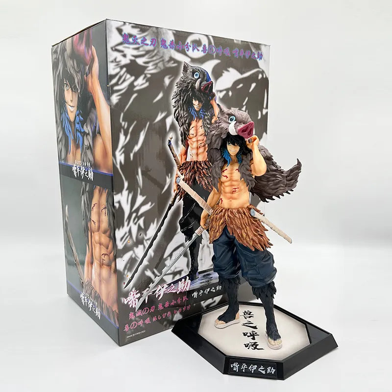 Demon Slayer Inosuke Hashibira Figure – Premium Beast Breathing Unmasked Collectible | Geekzilla
