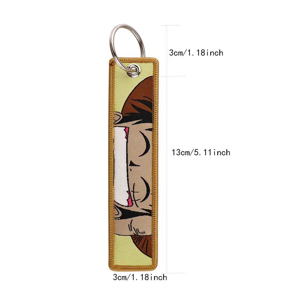 One Piece "Grand Line" Embroidered Keychain Set