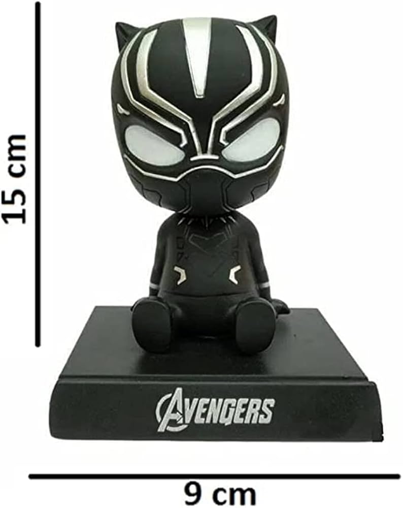 Anime & Superhero Bobblehead Collection – Chibi Figures with Phone Holder & Wobble Action