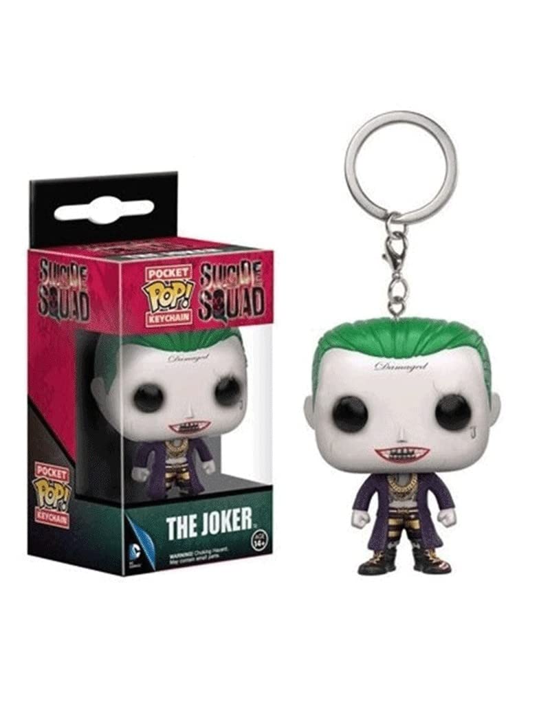 The Joker Suicide Squad Funko Pop! Pocket Keychain – DC Villain Vinyl Figure Key Ring | Geekzilla