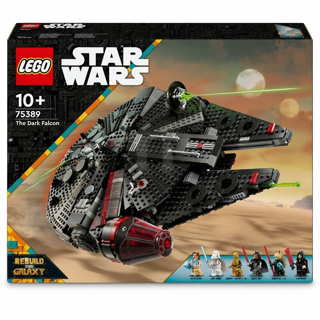 LEGO Star Wars The Dark Falcon Building Set – Rebuild the Galaxy Model (1,579 Pieces)