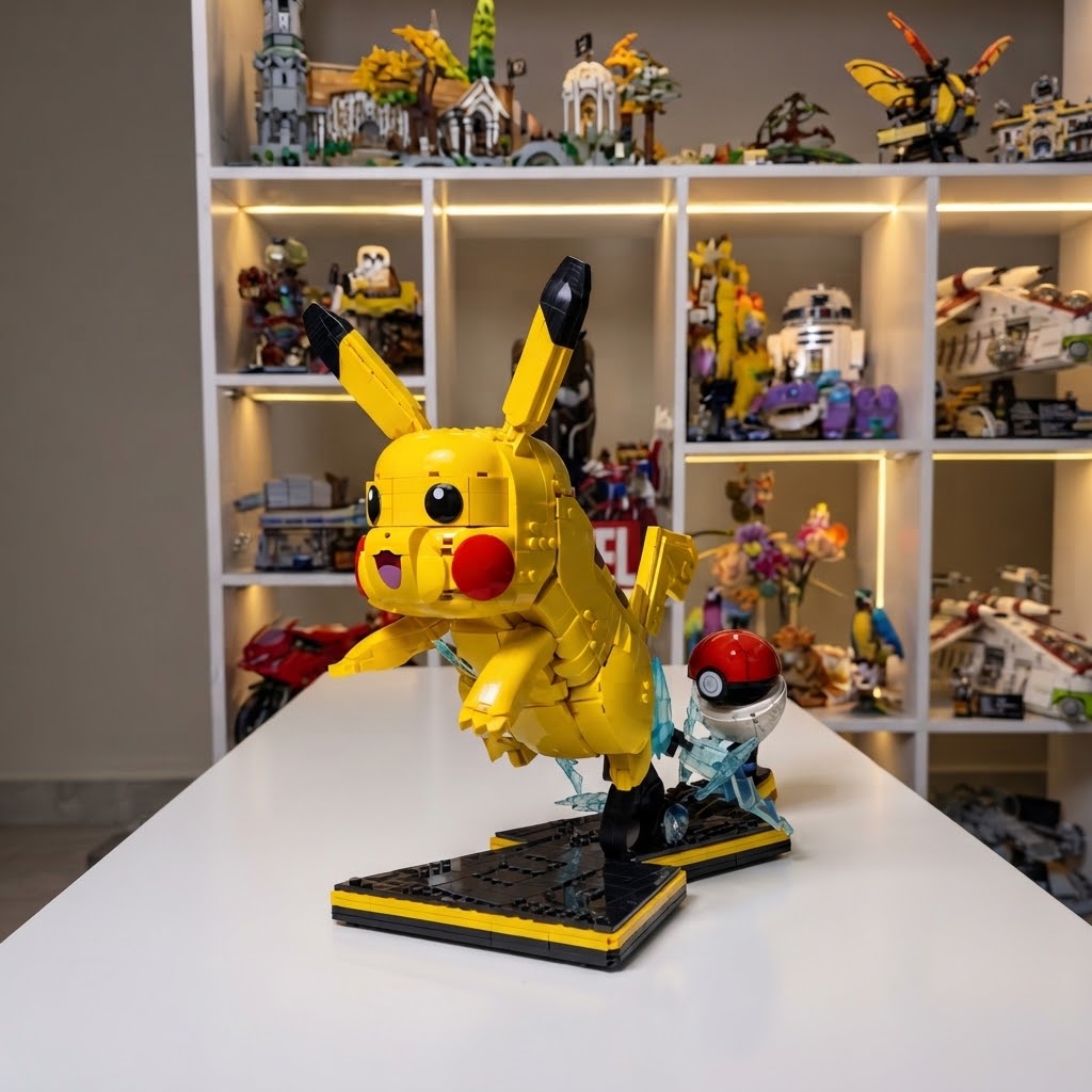 Pikachu and Poké Mon Building Set – Collector Edition Brick Model (2050 Pcs)