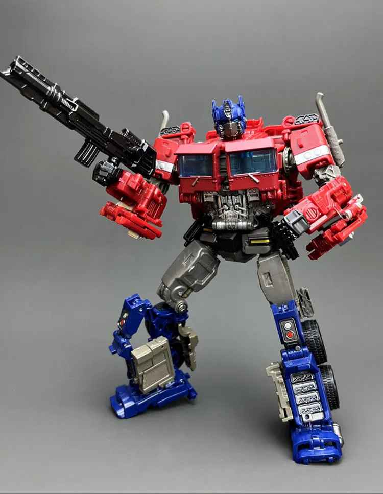 Transformers 2-in-1 Transforming Action Figures – Premium Alloy Edition Optimus Prime, Bumblebee, & Tank Megatron Convertible Robot-to-Vehicle