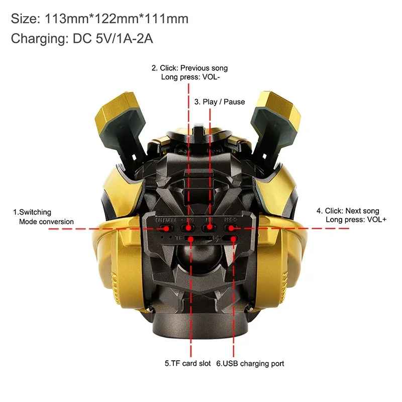 Bumblebee "Battle Ready" Bluetooth Speaker