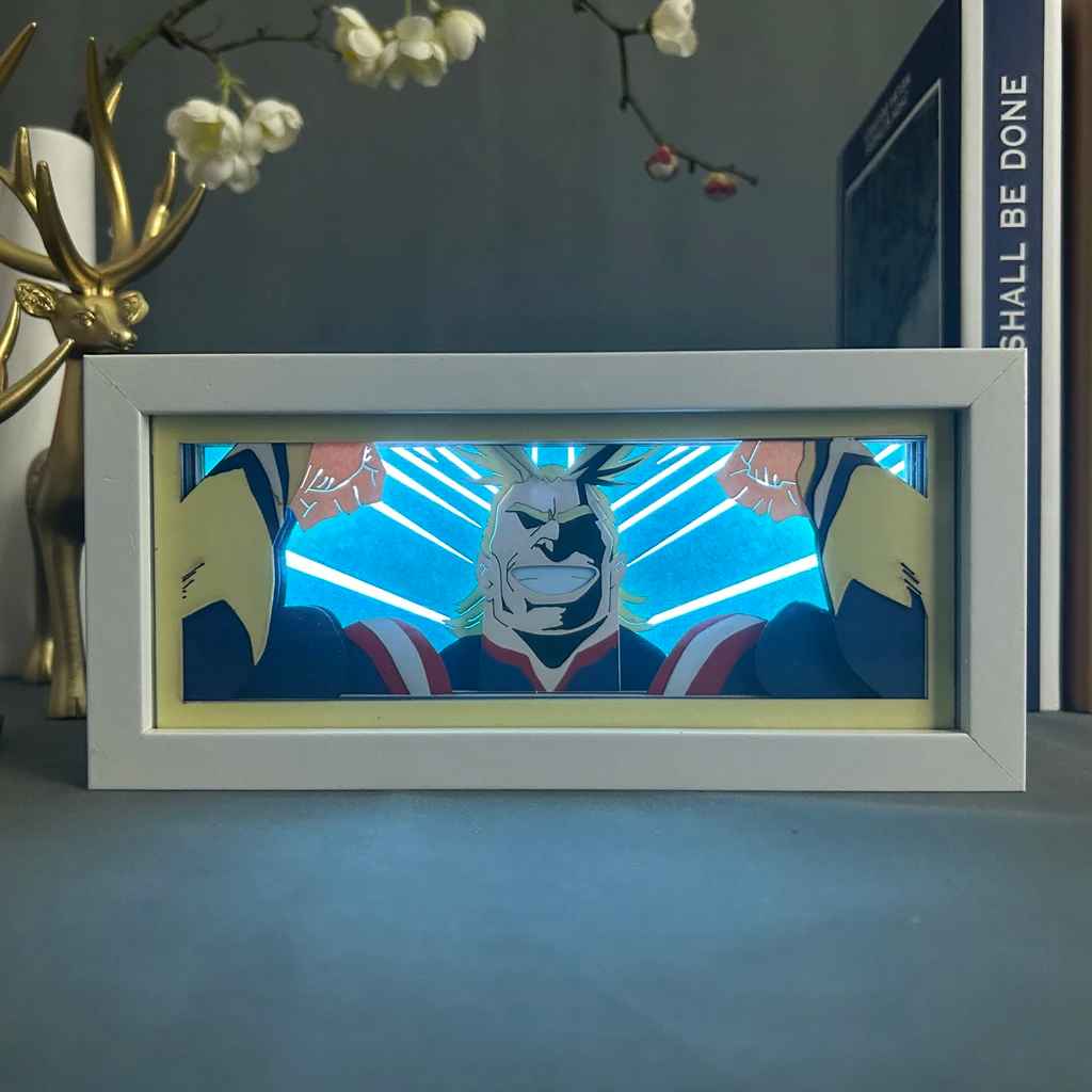 All Might "Symbol of Peace" Multi-Layered RGB Light Box