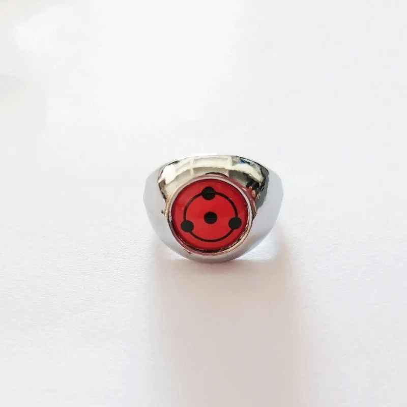 Naruto Akatsuki & Sharingan Ring Collection – Premium Metal Rings with Display Box