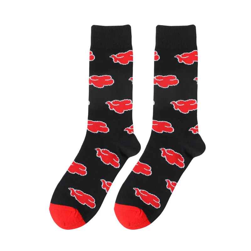 Naruto Anime Socks | Naruto Uzumaki & Itachi Uchiha Akatsuki Crew Socks | Geekzillaa