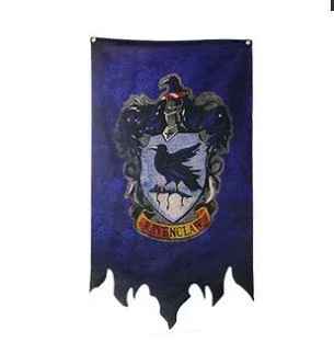 Harry Potter Banner –  Hogwarts Flags (Gryffindor, Slytherin, Hufflepuff, Ravenclaw & School Crest | 75x125cm)