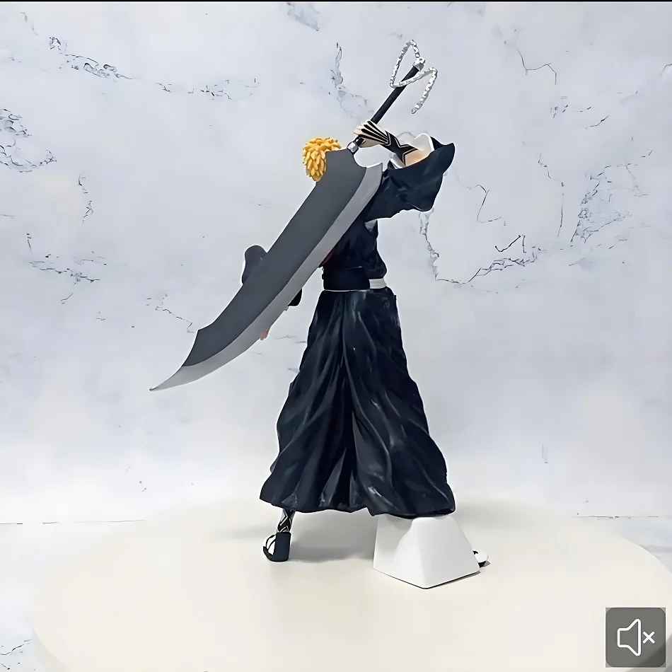 Bleach Ichigo Kurosaki Action Figure – 21cm  Shinigami Statue with Zangetsu Sword