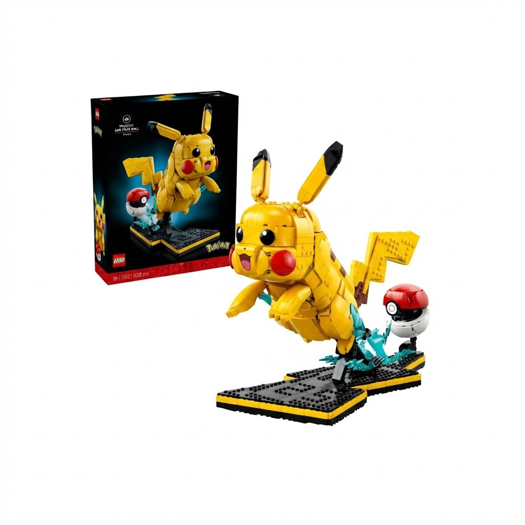Pikachu and Poké Mon Building Set – Collector Edition Brick Model (2050 Pcs)