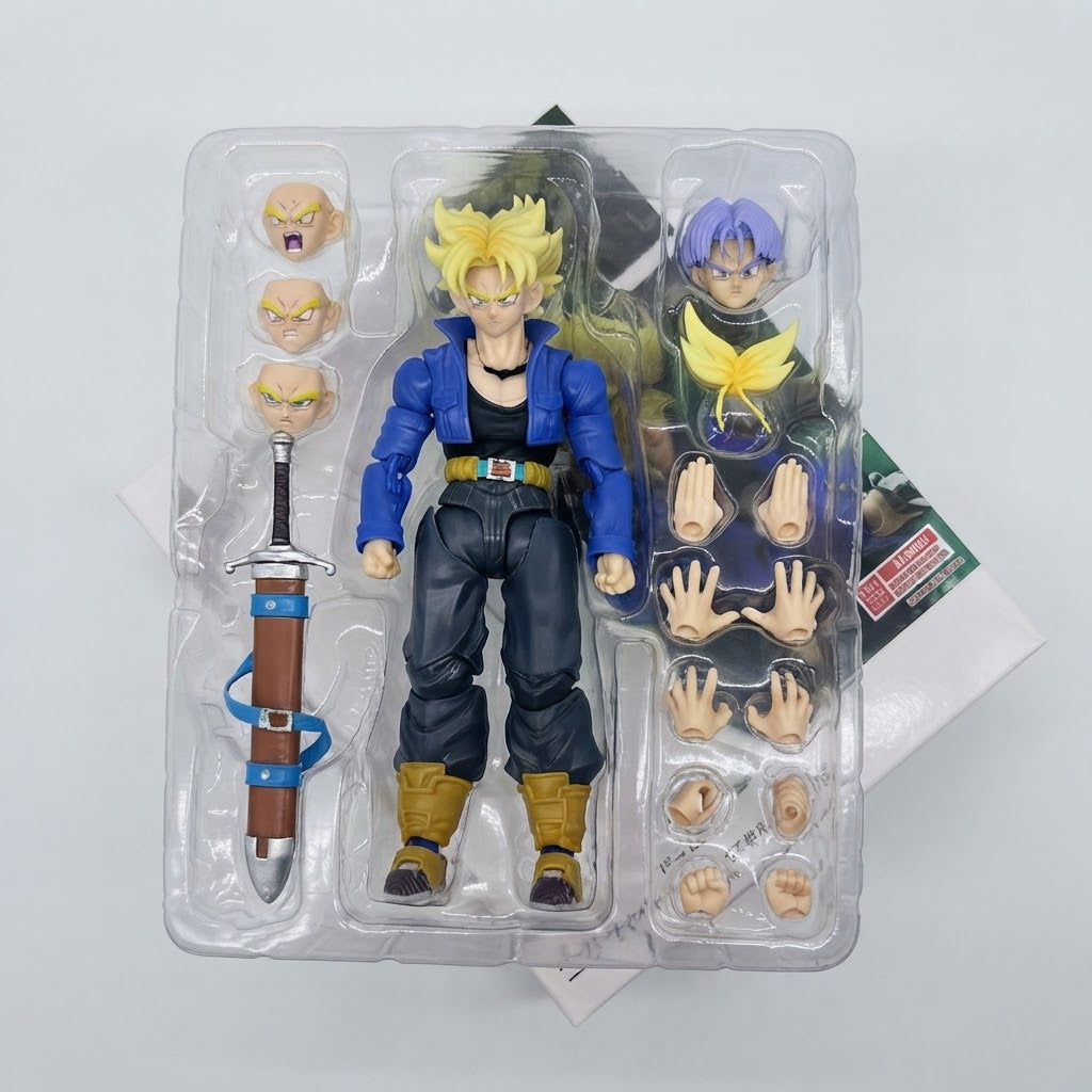Bandai S.H.Figuarts Dragon Ball Z Super Saiyan Trunks -The Boy From The Future- Action Figure