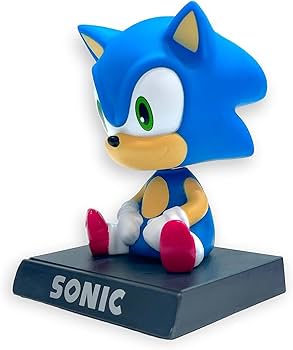 Sonic the Hedgehog Chibi Bobblehead Figure – Sega Car Dashboard Collectible
