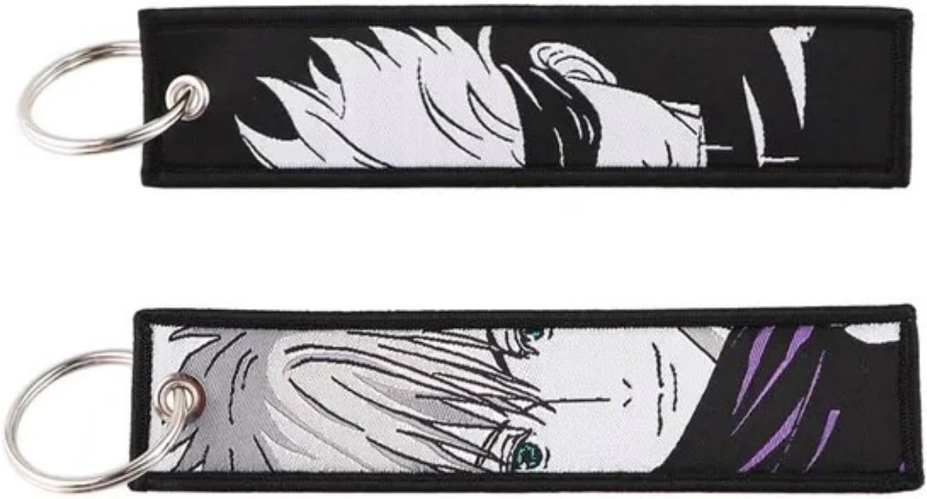 Jujutsu Kaisen "Cursed Energy" Embroidered Keychain Set