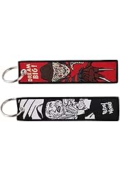 A NIGHTMARE ON ELM STREET EMBROIDERED CLOTH KEYCHAIN