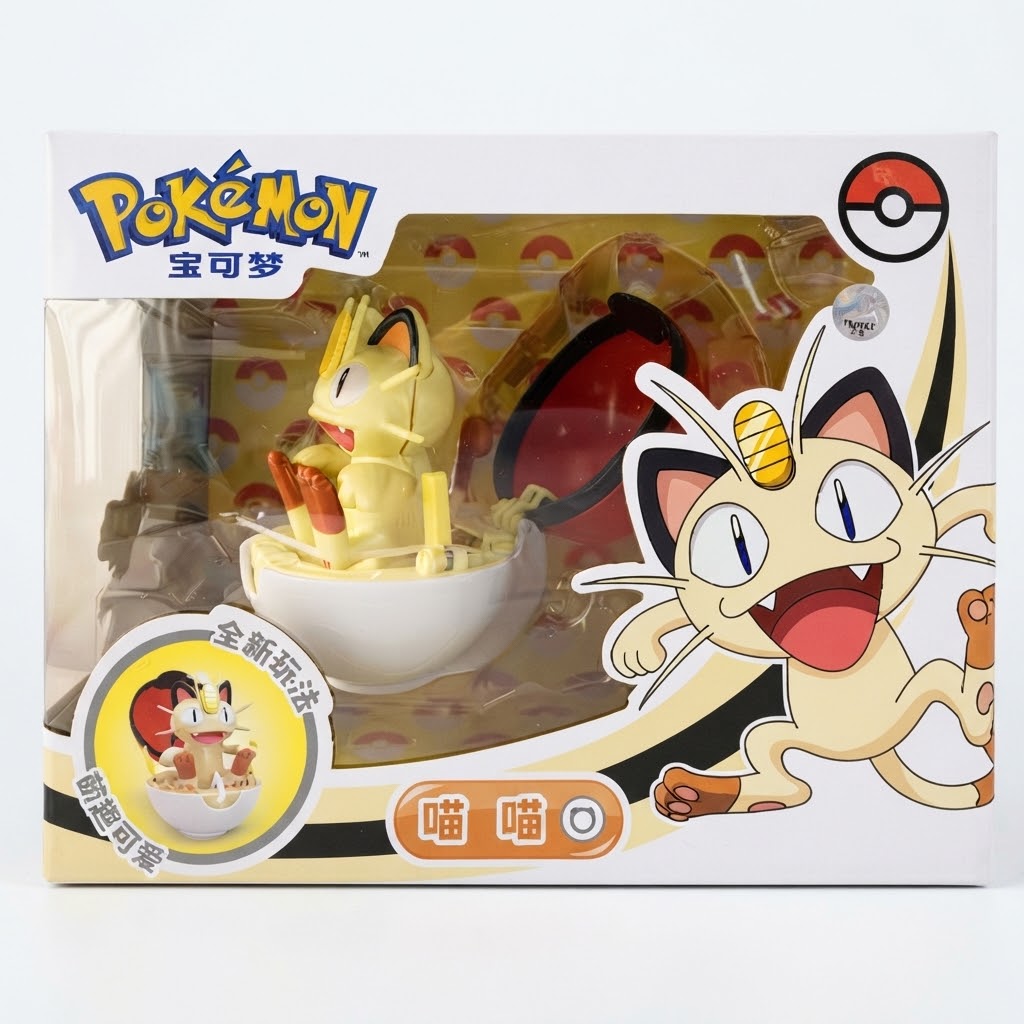 OFFICIAL Pokémon Poké Ball Transforming Action Figure Toy - Choose Your Character