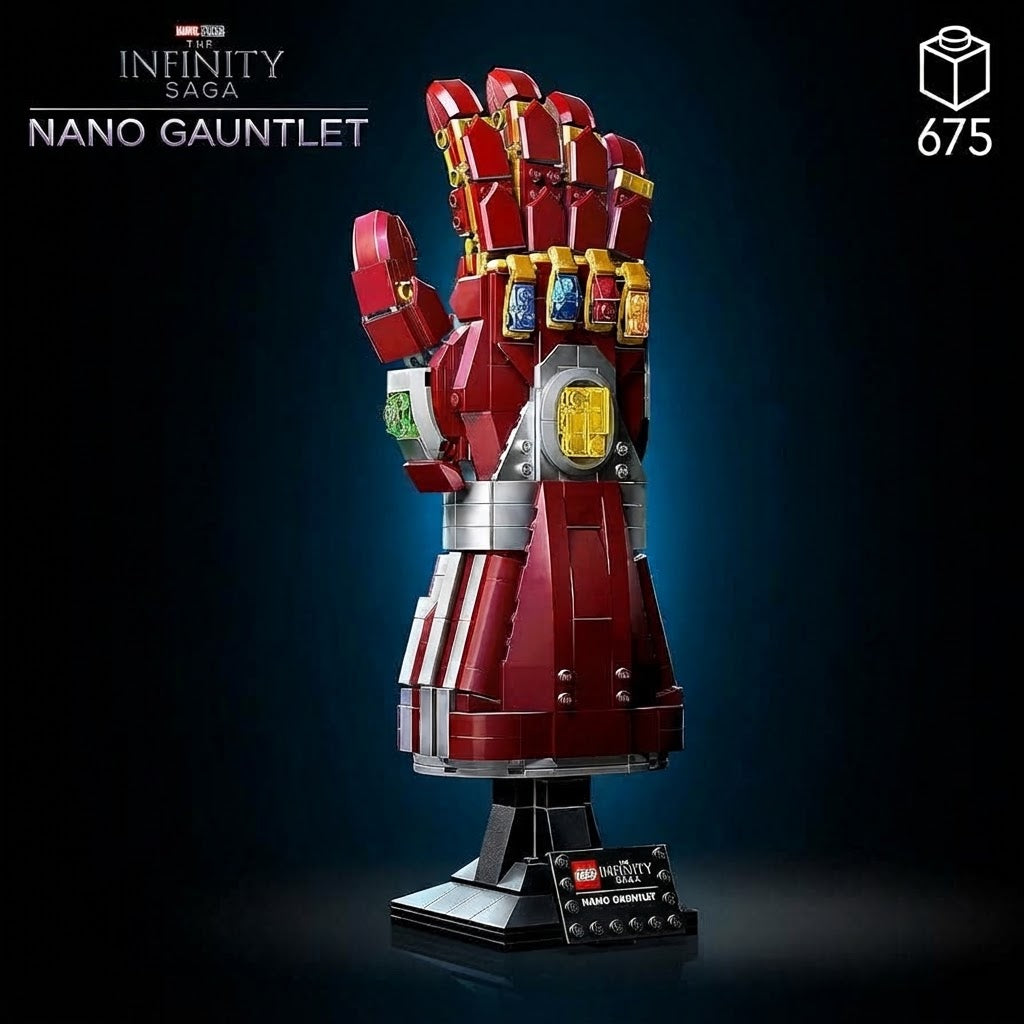 Marvel Avengers Nano Gauntlet Building Set – Infinity Saga Collector Model (675 Pieces)