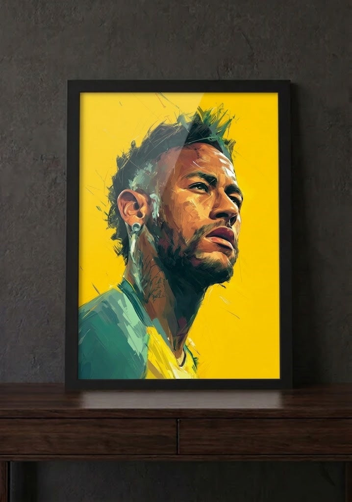 Football Icons Glass Frames – Premium Sports Wall Art & Legends | Geekzilla