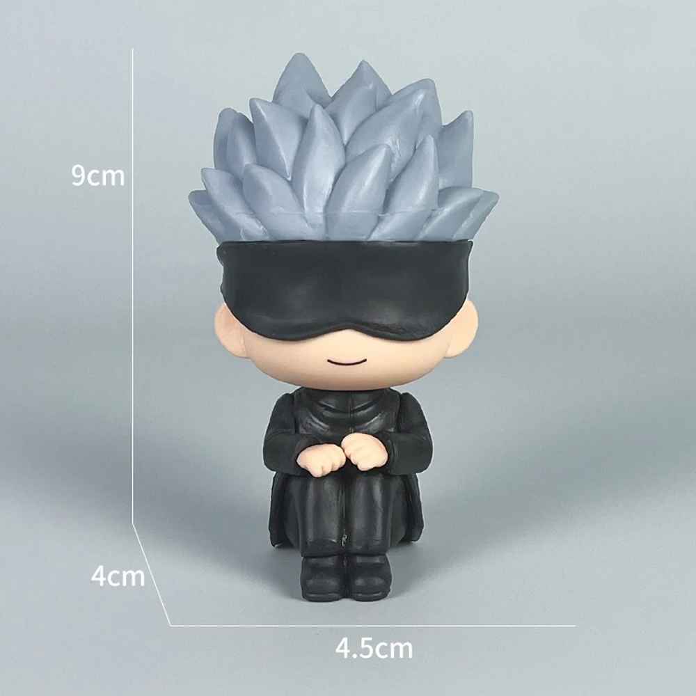 Jujutsu Kaisen 5-Piece Set – Collectible 9cm PVC Figures of Gojo, Yuji, Megumi and Nobara