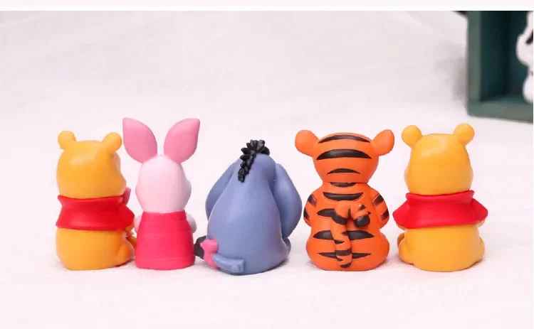 10-Piece Winnie the Pooh & Friends Figure Set | Disney Hundred Acre Wood Collectibles | Pooh, Tigger, Eeyore & Piglet Miniatures