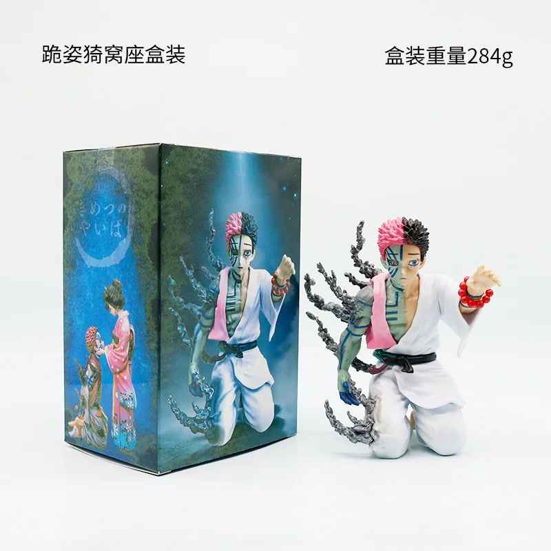 Akaza Demon Slayer Figure - Upper Moon Three "Hakuji" Transition Statue | 18cm Kimetsu no Yaiba Collectible | Emotional Backstory Edition