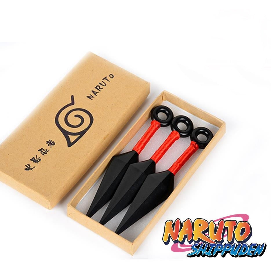 3-Piece Ninja Kunai Set – Cosplay Props with Collector's Box