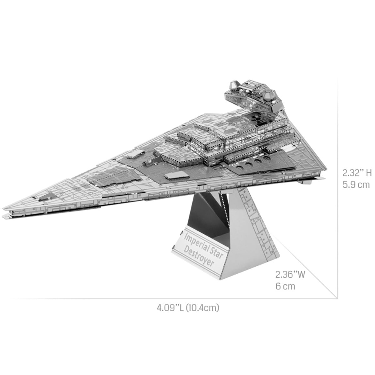 Star Wars Imperial Star Destroyer DIY Metal Model Kit – Premium Laser-Cut Stainless Steel 3D Empire Spacecraft Puzzle