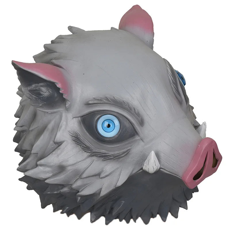Beast King Boar Mask – Premium Inosuke Tactical Anime Cosplay Armor | Geekzilla