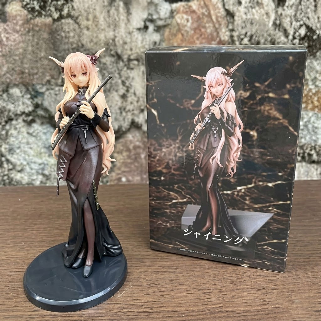 Arknights Shining (For the Voyagers Ver.) Elegant Dress Anime Figure with Flute 🎶✨