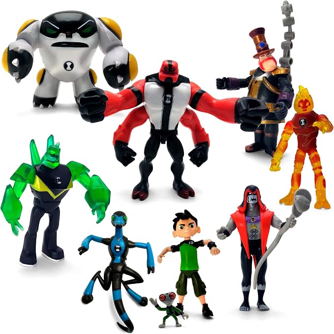 Ben 10 Action Figure Set – Multi-Character Hero & Alien Toy Collection | Geekzilla