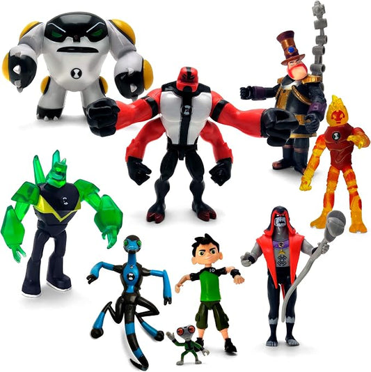 Ben 10 Action Figure Set – Multi-Character Hero & Alien Toy Collection | Geekzilla