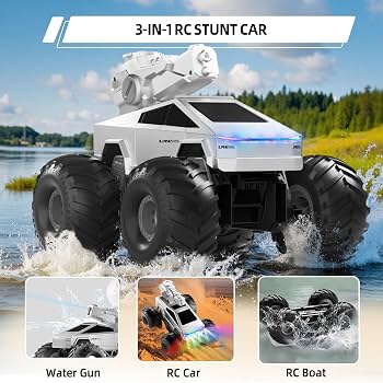Alpine Waterproof Remote Control Monster Truck – All-Terrain RC Toy with Controller | Geekzilla