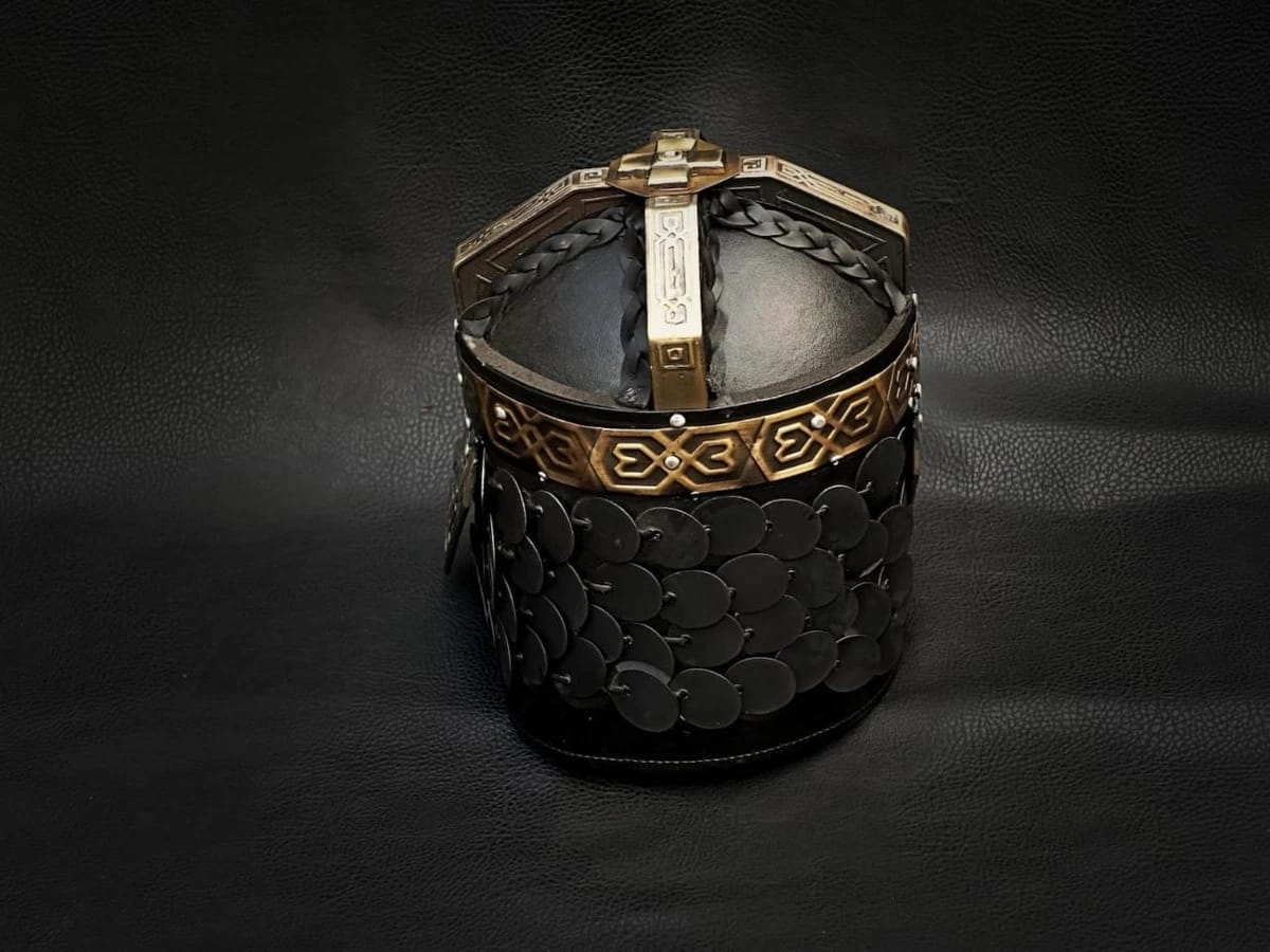 Gimli Dwarf Helmet Replica – Lord of the Rings Collectible Armor | Geekzilla