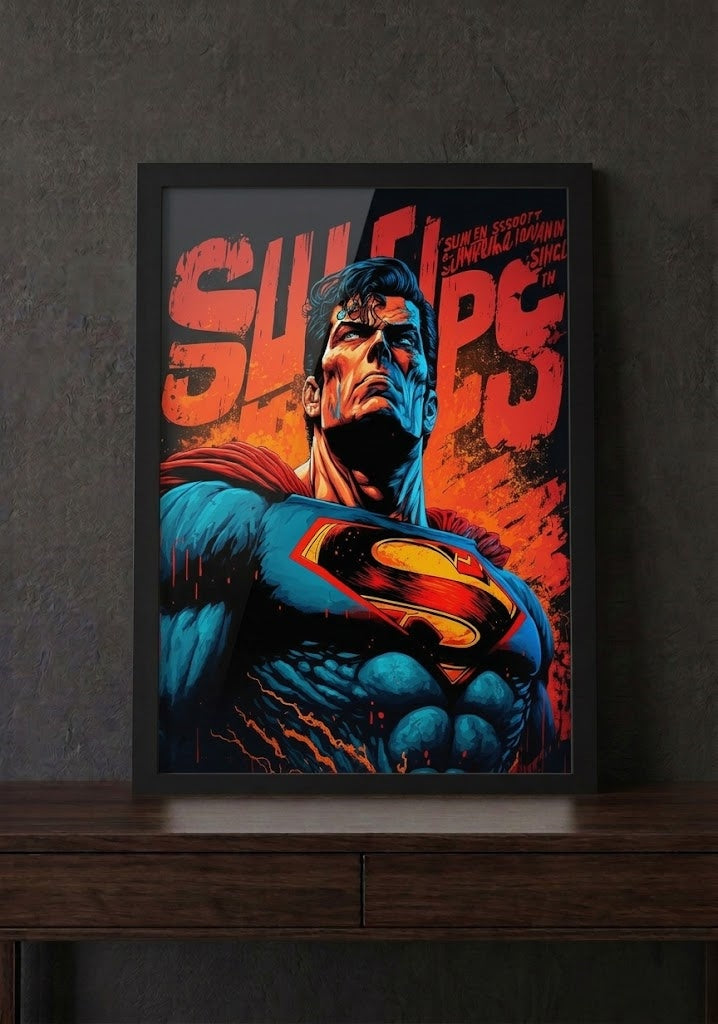 Legendary Superhero Glass Art Frames – Premium Edition Comic & Movie Wall Art | Geekzilla