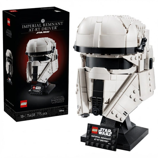 Star Wars Imperial Remnant AT-RT Driver Helmet Building Set – Collector Brick Model (775 Pieces)