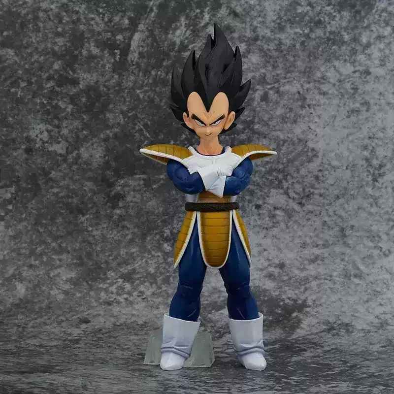 Vegeta Saiyan Saga Figure | Classic Armor Scouter Era Statue | Dragon Ball Z Collectible | Geekzillaa