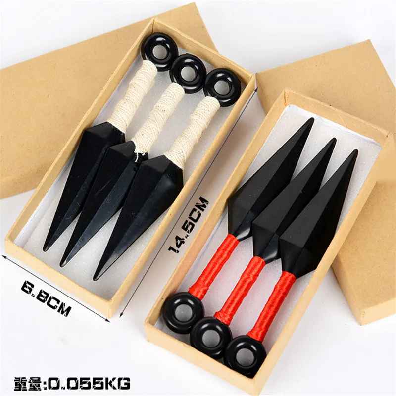 3-Piece Ninja Kunai Set – Cosplay Props with Collector's Box