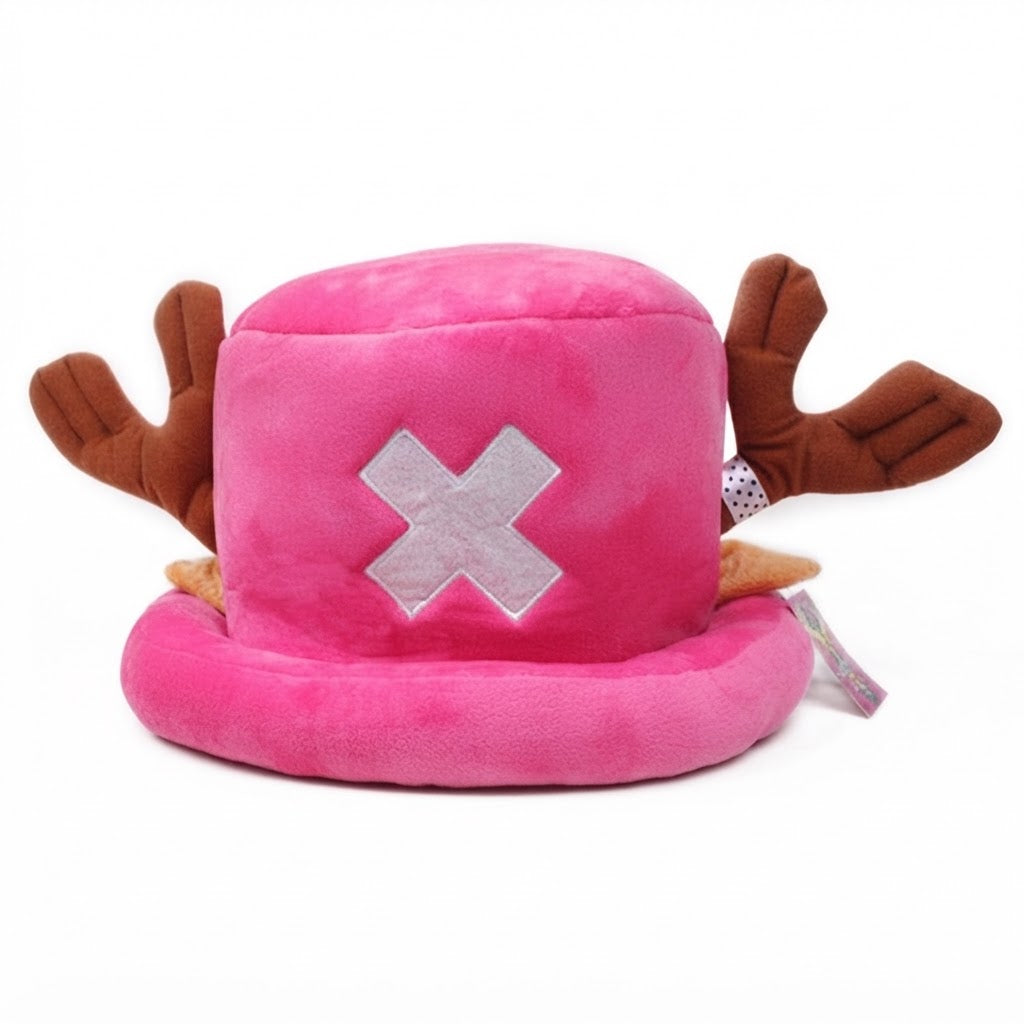 One Piece Tony Tony Chopper Cosplay Plush Hat with Antlers