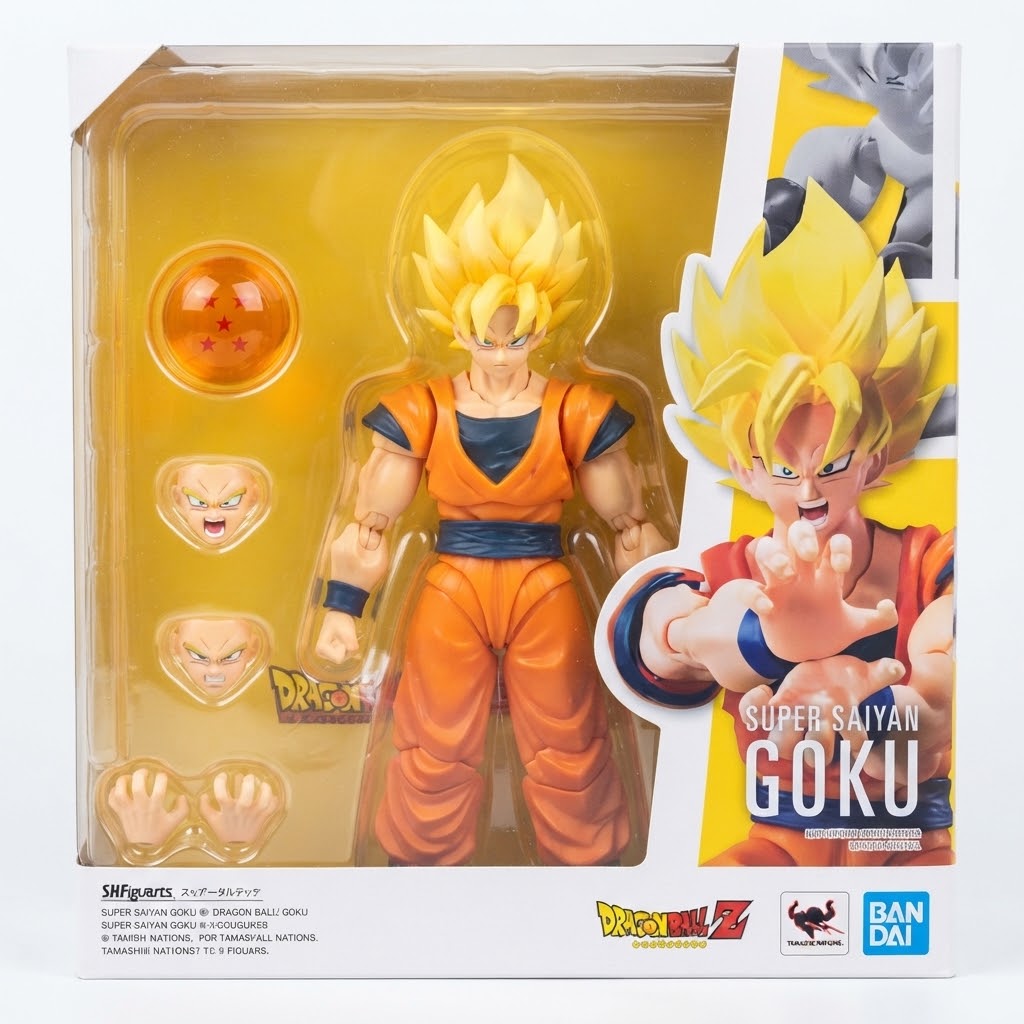Bandai S.H.Figuarts Dragon Ball Z Super Saiyan Goku Action Figure
