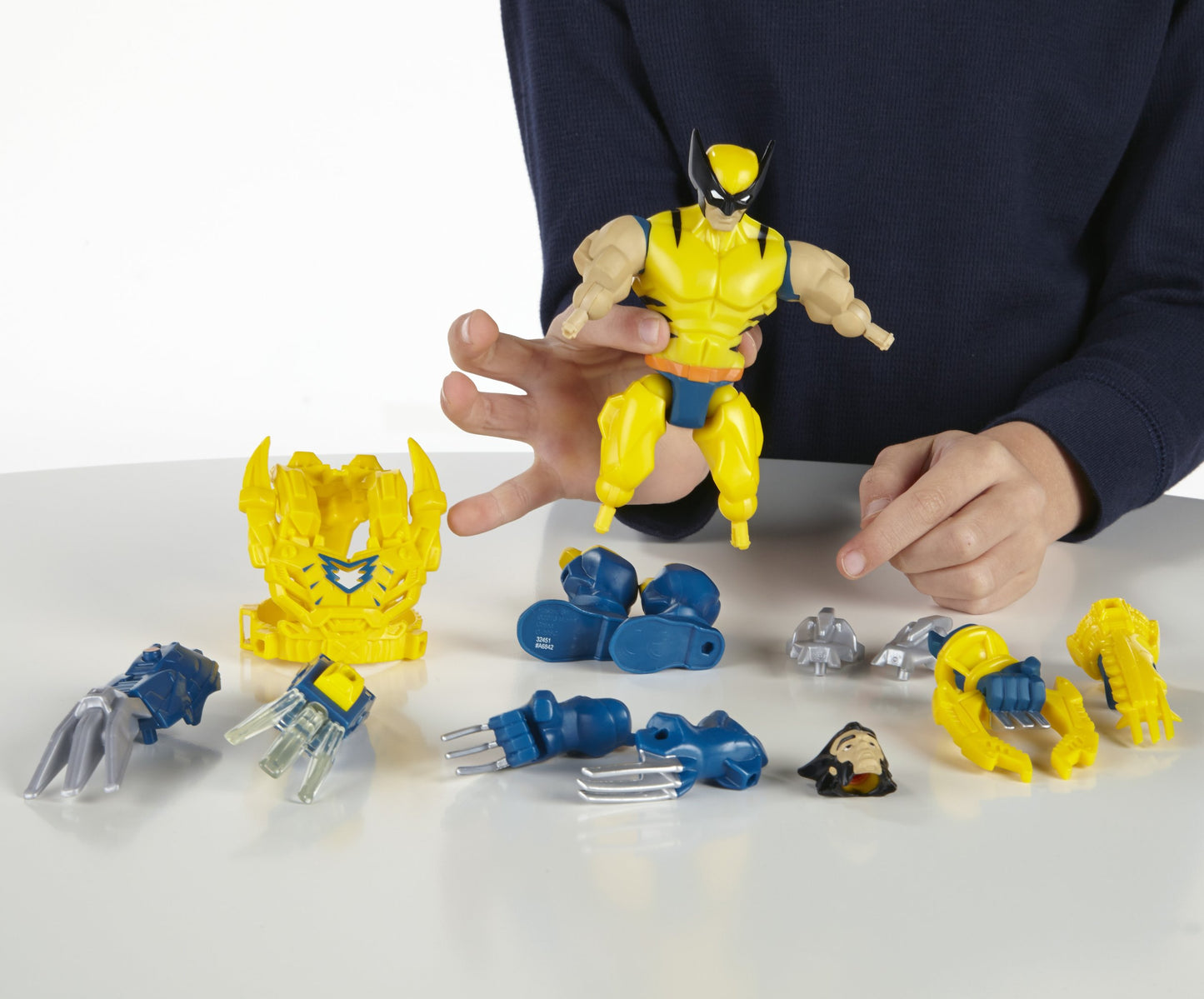 Marvel Super Hero Mashers Wolverine Action Figure Set – Interchangeable Build & Battle Kit | Geekzilla