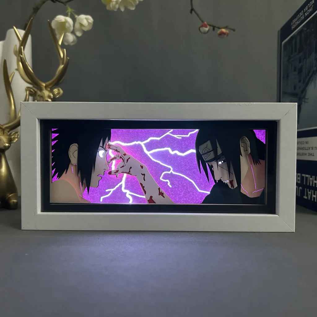 The Uchiha & Uzumaki Light Box Collection