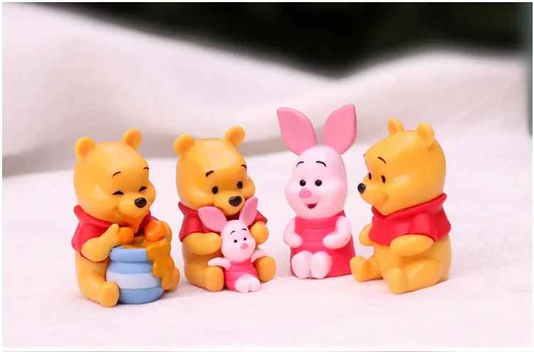 10-Piece Winnie the Pooh & Friends Figure Set | Disney Hundred Acre Wood Collectibles | Pooh, Tigger, Eeyore & Piglet Miniatures