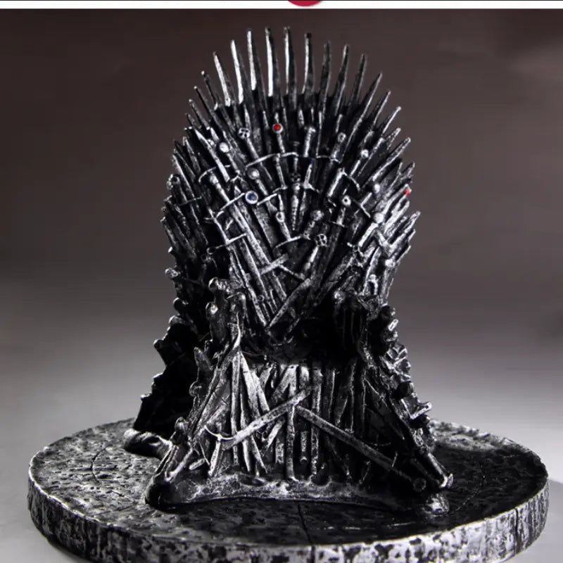 Game of Thrones Iron Throne Collectible Statue – Miniature Replica Showpiece | Geekzilla