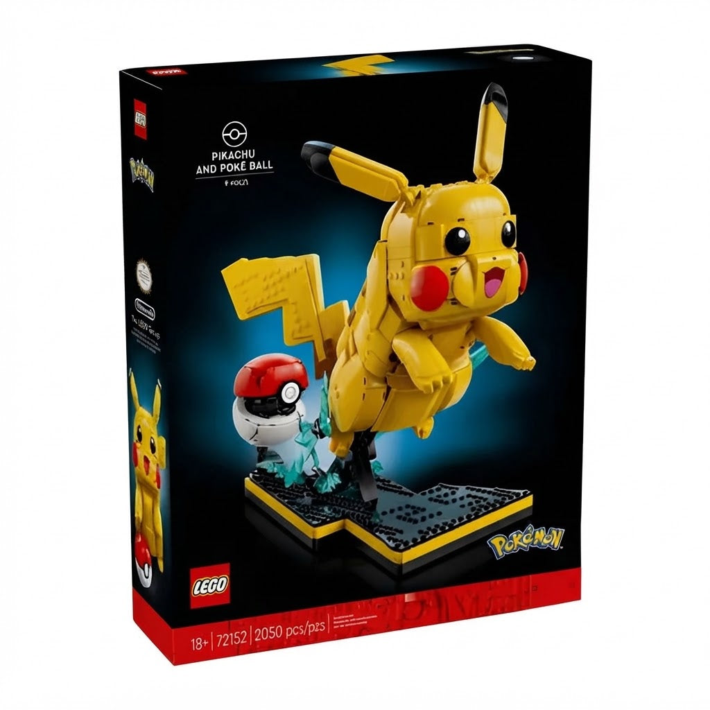 Pikachu and Poké Mon Building Set – Collector Edition Brick Model (2050 Pcs)